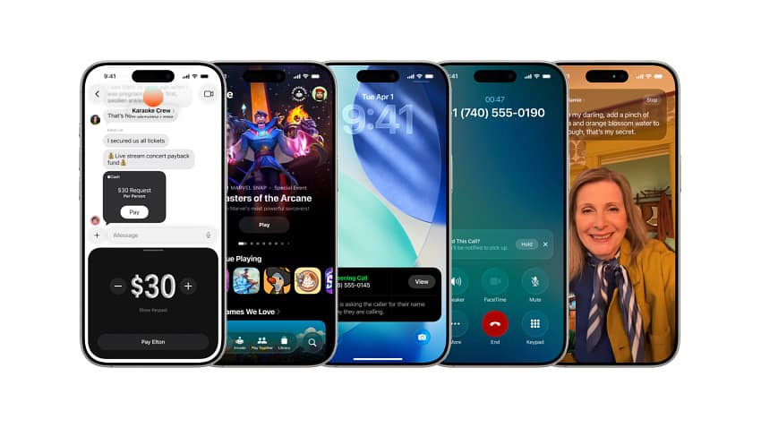 iOS 26 screens